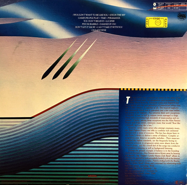 The Alan Parsons Project - The Best Of The Alan Parsons Project | Arista (205 909) - 3 The Alan Parsons Project - The Best Of The Alan Parsons Project | Arista (205 909) - 3