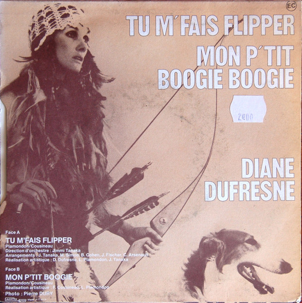 Diane Dufresne - Tu M'fais Flipper / Mon P'tit Boogie Boogie | Barclay (620 501) - 2