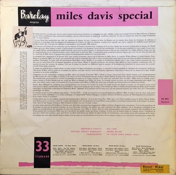Miles Davis - Miles Davis Special | Barclay (84052) - 2 Miles Davis - Miles Davis Special | Barclay (84052) - 2