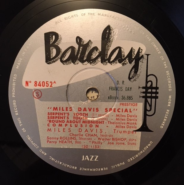 Miles Davis - Miles Davis Special | Barclay (84052) - 3 Miles Davis - Miles Davis Special | Barclay (84052) - 3