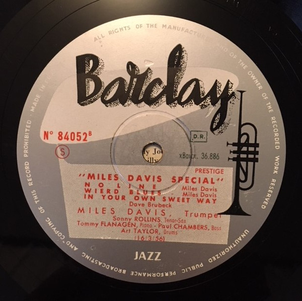 Miles Davis - Miles Davis Special | Barclay (84052) - 4 Miles Davis - Miles Davis Special | Barclay (84052) - 4