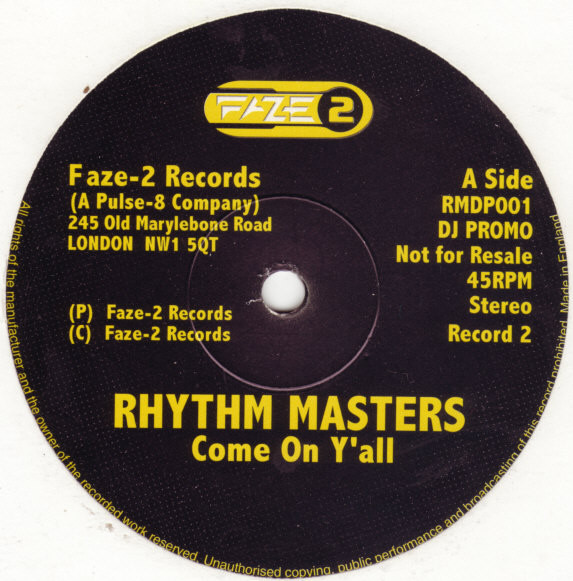 Rhythm Masters - Let Me Tell You Something & Hot | Faze 2 (RMDP001) - 3