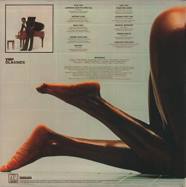 Leon Ware - Musical Massage | Motown (B0032476-01) - 4 Leon Ware - Musical Massage | Motown (B0032476-01) - 4