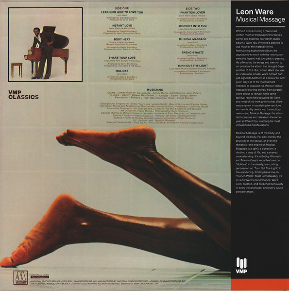 Leon Ware - Musical Massage | Motown (B0032476-01) - 3 Leon Ware - Musical Massage | Motown (B0032476-01) - 3