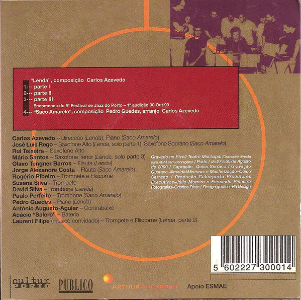 Carlos Azevedo Ensemble - Lenda | Not On Label (none) - 2