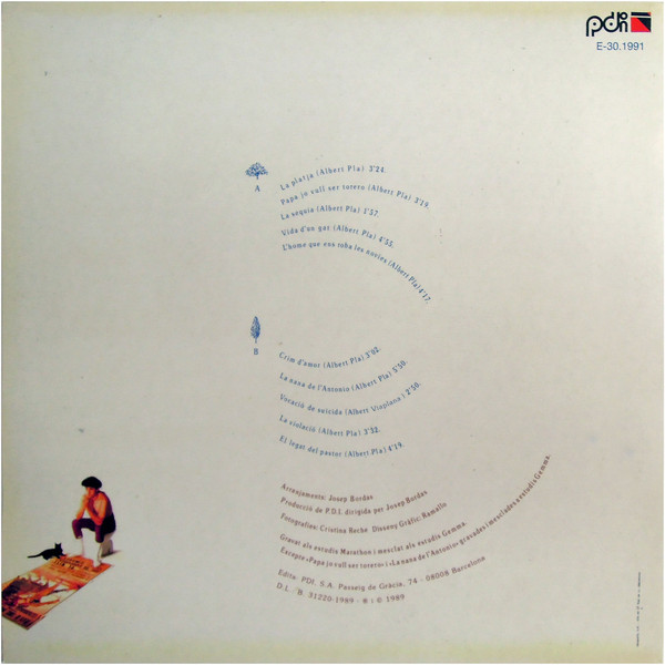 Albert Pla - Ho Sento Molt | Pdi (E-30.1991) - 2 Albert Pla - Ho Sento Molt | Pdi (E-30.1991) - 2
