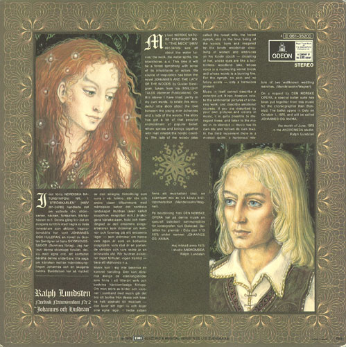 Ralph Lundsten - Nordisk Natursymfoni Nr 2 ”Johannes Och Huldran” | Odeon (4 E 061-35200) - 2 Ralph Lundsten - Nordisk Natursymfoni Nr 2 ”Johannes Och Huldran” | Odeon (4 E 061-35200) - 2