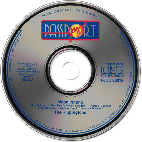 The Rippingtons - Moonlighting | Passport Jazz (PJCD 88019) - 3