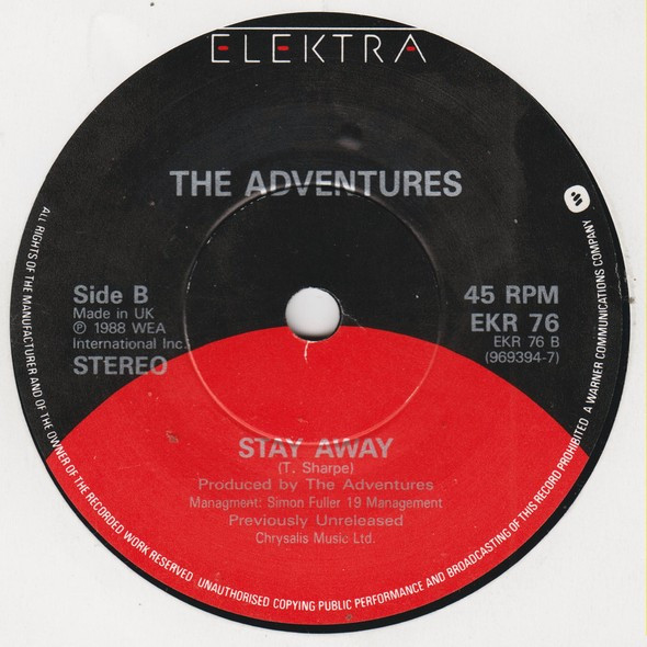 The Adventures - Drowning In The Sea Of Love | Elektra (EKR 76) - 4