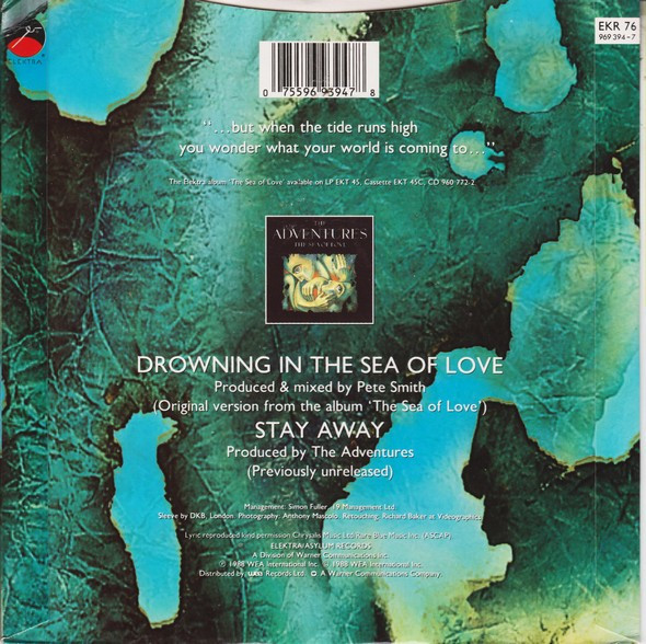 The Adventures - Drowning In The Sea Of Love | Elektra (EKR 76) - 2