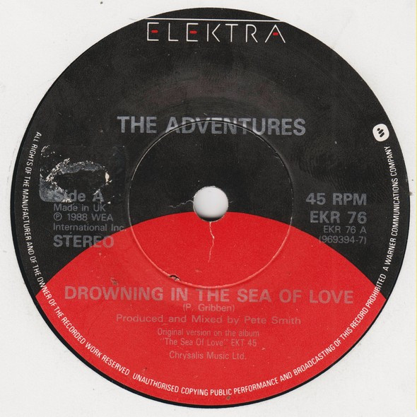 The Adventures - Drowning In The Sea Of Love | Elektra (EKR 76) - 3