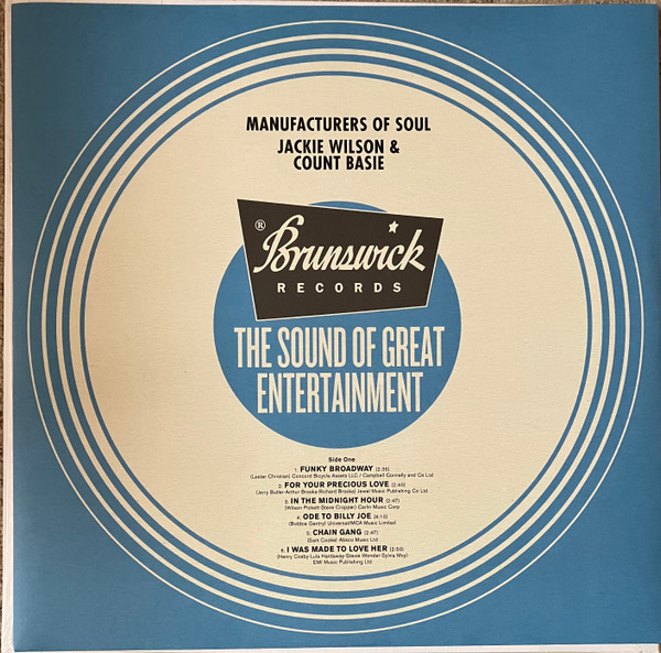 Jackie Wilson & Count Basie - Manufacturers Of Soul | Demon Records (DEMREC695) - 4
