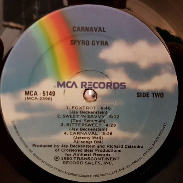 Spyro Gyra - Carnaval | MCA Records (MCA-5149) - 4