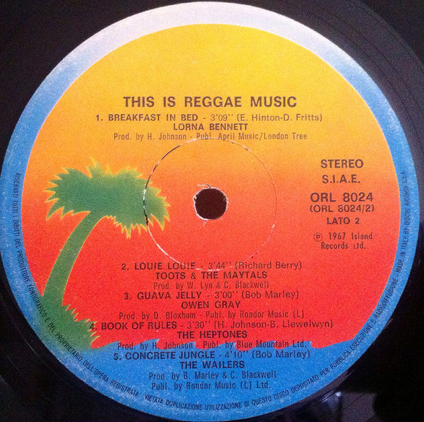 Various - This Is Reggae Music | Island Records (ORL 8024) - 3 Various - This Is Reggae Music | Island Records (ORL 8024) - 3