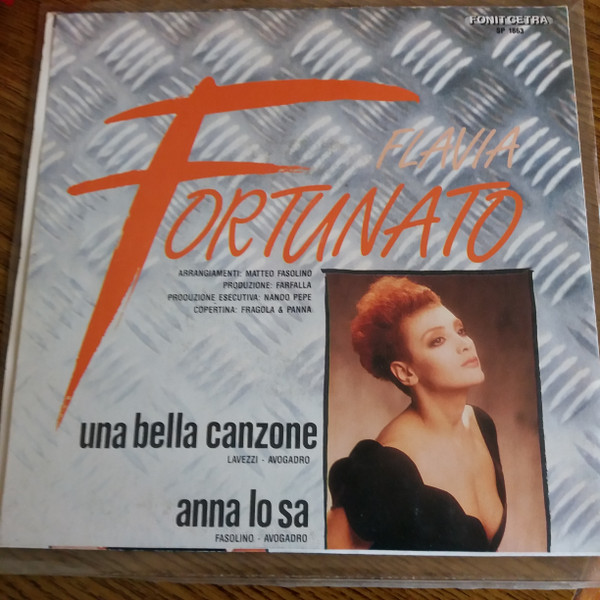 Flavia Fortunato - Una Bella Canzone | Fonit Cetra (SP 1863) - 2