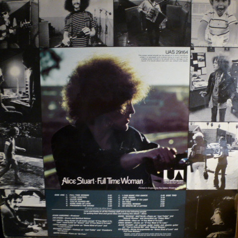 Alice Stuart - Full Time Woman | United Artists Records (UAS 29164) - 2 Alice Stuart - Full Time Woman | United Artists Records (UAS 29164) - 2