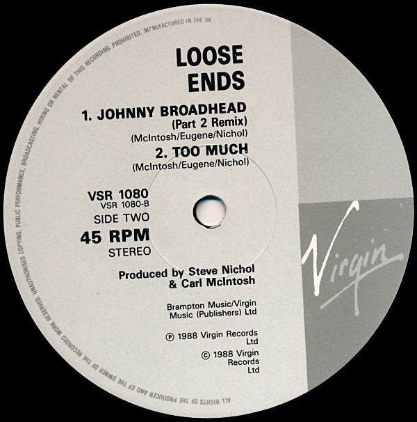 Loose Ends - Mr. Bachelor (Vex Mix) | Virgin (VSR 1080) - 4 Loose Ends - Mr. Bachelor (Vex Mix) | Virgin (VSR 1080) - 4