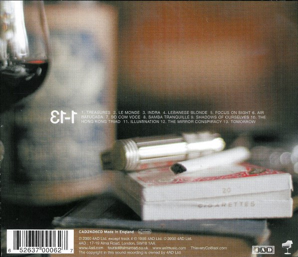 Thievery Corporation - The Mirror Conspiracy | 4AD (CAD2K06CD) - 2
