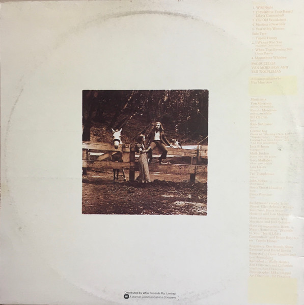 Van Morrison - Tupelo Honey | Warner Bros. Records (WS 1950) - main