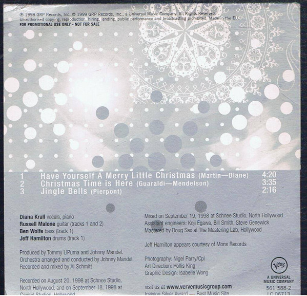 Diana Krall - Have Yourself A Merry Little Christmas | Verve Records (561 588-2) - 3