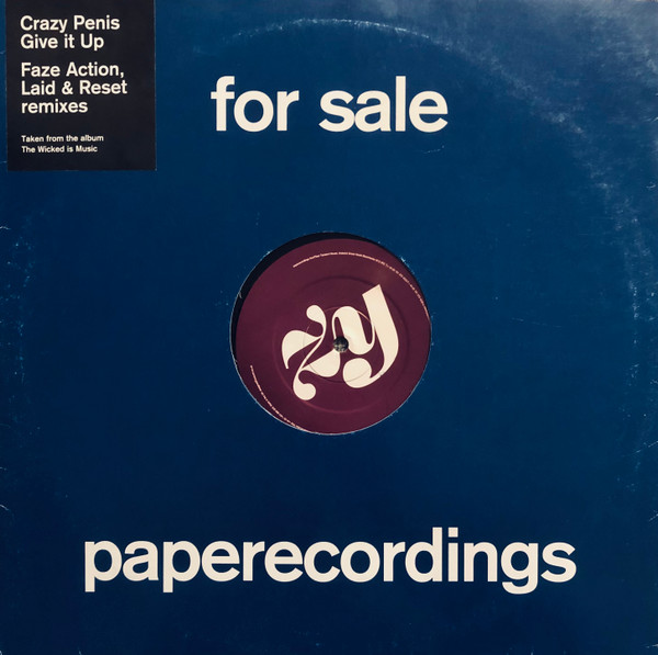Crazy Penis - Give It Up | Paper Recordings (PAP 088)