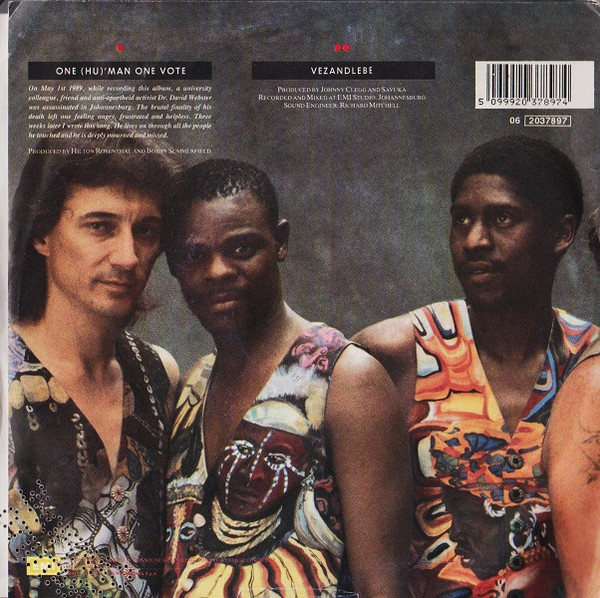 Johnny Clegg & Savuka - One 'Man, One Vote | EMI (06 2037897) - 2 Johnny Clegg & Savuka - One 'Man, One Vote | EMI (06 2037897) - 2