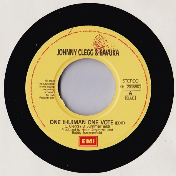 Johnny Clegg & Savuka - One 'Man, One Vote | EMI (06 2037897) - 3 Johnny Clegg & Savuka - One 'Man, One Vote | EMI (06 2037897) - 3