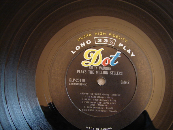 Billy Vaughn - Plays The Million Sellers | Dot Records (DLP 25119) - 4 Billy Vaughn - Plays The Million Sellers | Dot Records (DLP 25119) - 4