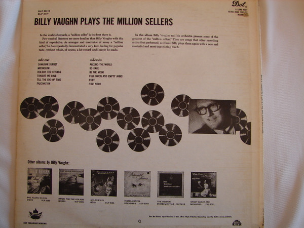 Billy Vaughn - Plays The Million Sellers | Dot Records (DLP 25119) - 2 Billy Vaughn - Plays The Million Sellers | Dot Records (DLP 25119) - 2