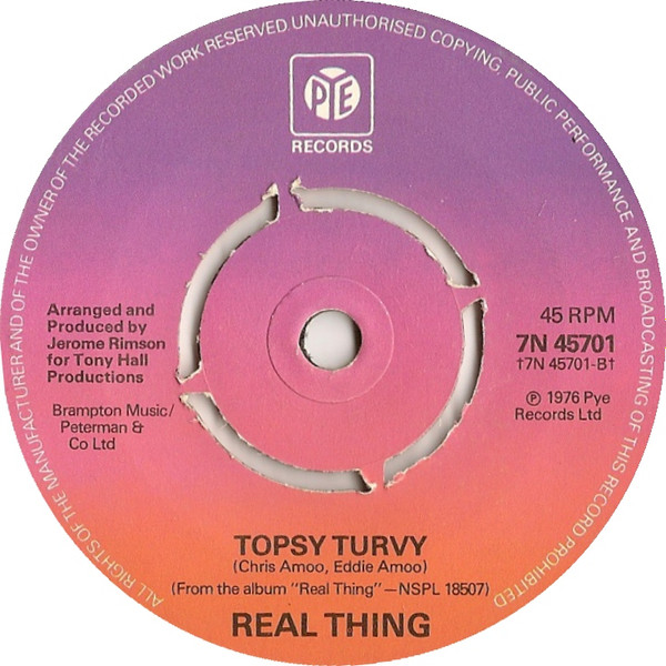 The Real Thing - Love's Such A Wonderful Thing | Pye Records (7N 45701) - 2