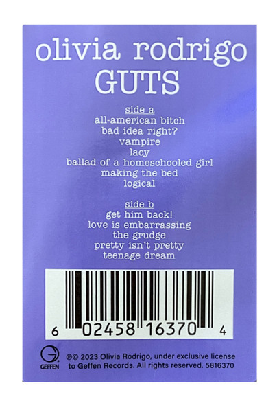 Olivia Rodrigo - Guts | Geffen Records (5816370) - 3 Olivia Rodrigo - Guts | Geffen Records (5816370) - 3