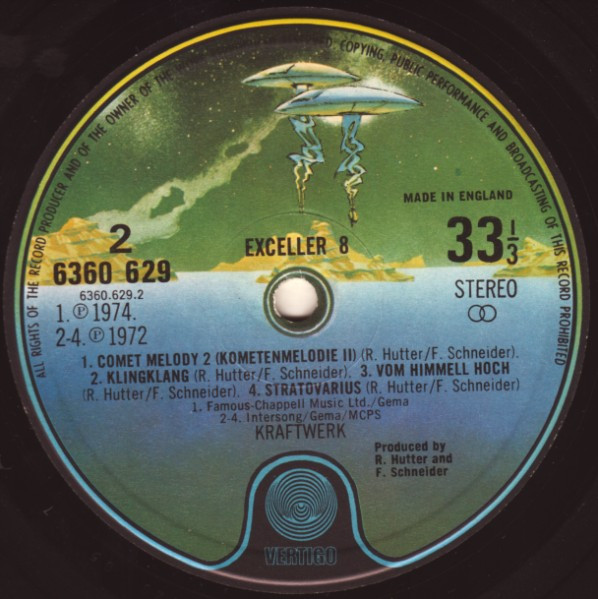 Kraftwerk - Exceller 8 | Vertigo (6360 629) - 4