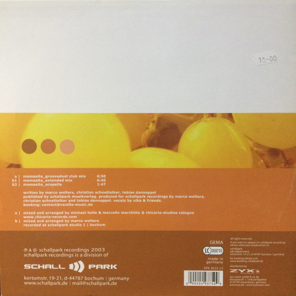 Flexy - Mamasita | Schallpark Recordings (SPR 0012-12) - 2 Flexy - Mamasita | Schallpark Recordings (SPR 0012-12) - 2