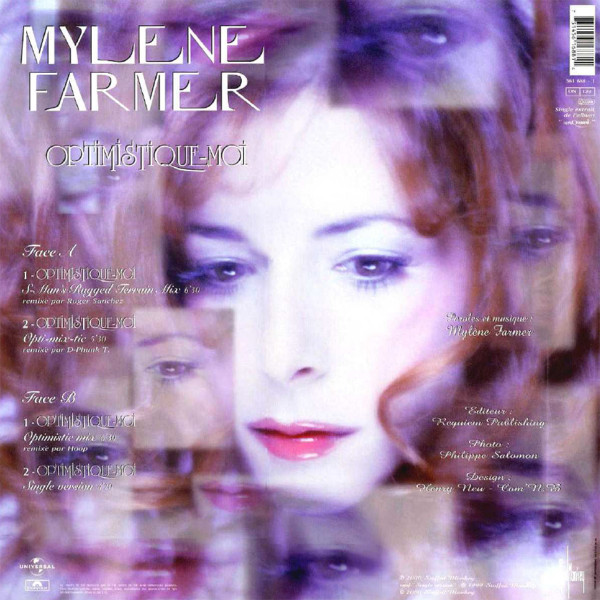 Mylène Farmer - Optimistique-Moi (Dance Remixes) | Polydor (561 688 - 1) - 2 Mylène Farmer - Optimistique-Moi (Dance Remixes) | Polydor (561 688 - 1) - 2