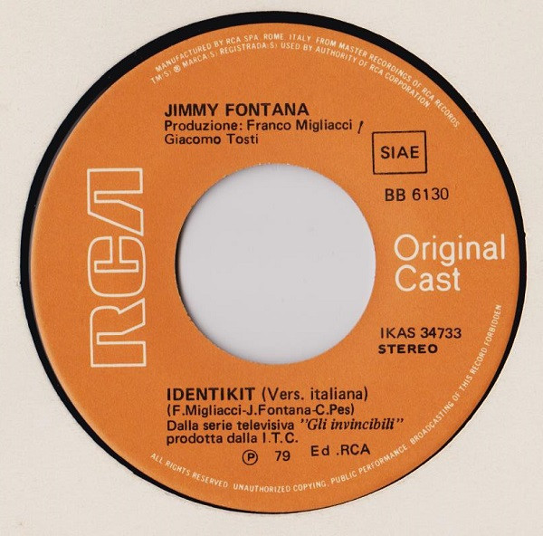 Jimmy Fontana - Identikit | RCA (BB 6130) - 3 Jimmy Fontana - Identikit | RCA (BB 6130) - 3