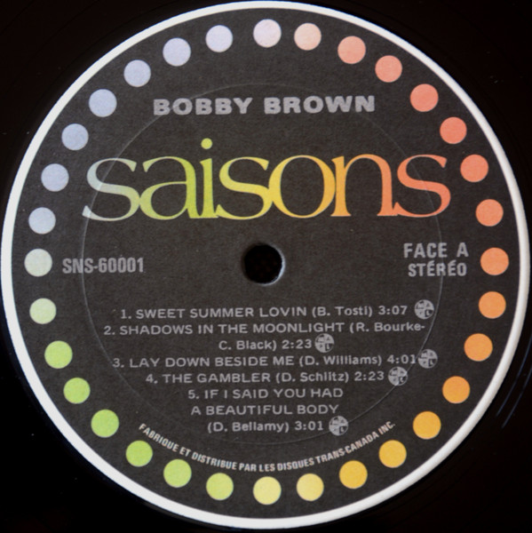 Bobby Brown - Les Plus Grands Succès Western Instrumental | Saisons (SNS-60001) - 3