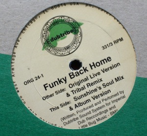 Dubtribe Sound System - Funky Back Home | Organico (ORG 024-1) - main Dubtribe Sound System - Funky Back Home | Organico (ORG 024-1) - main