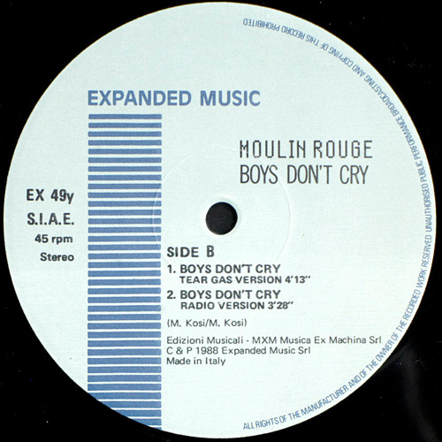 Moulin Rouge - Boys Don't Cry | Expanded Music (EX 49Y) - 4