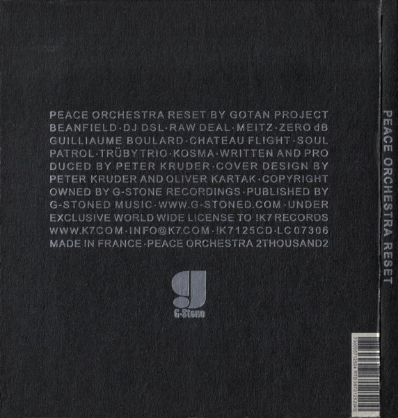Peace Orchestra - Reset | !K7 Records (!K7125CD) - 2 Peace Orchestra - Reset | !K7 Records (!K7125CD) - 2