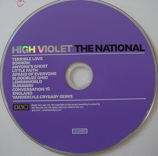The National - High Violet | 4AD (CAD 3X03CD) - 3
