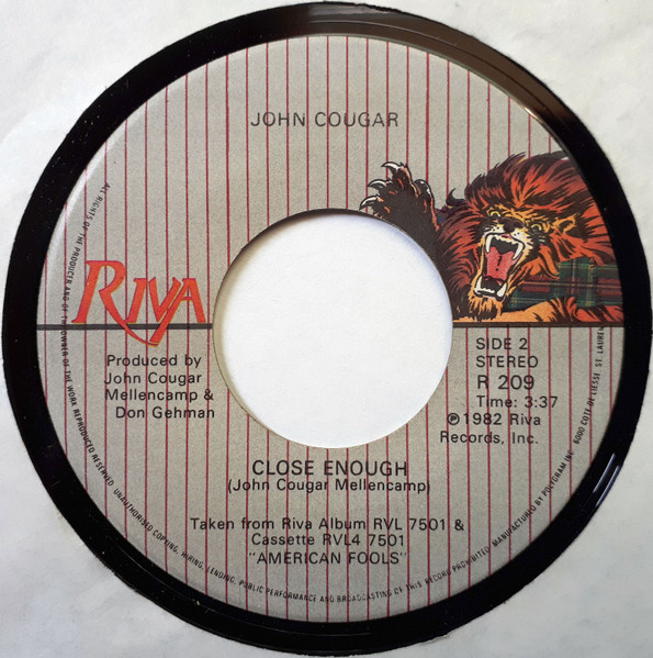 John Cougar Mellencamp - Hurts So Good | Riva (R 209) - 2