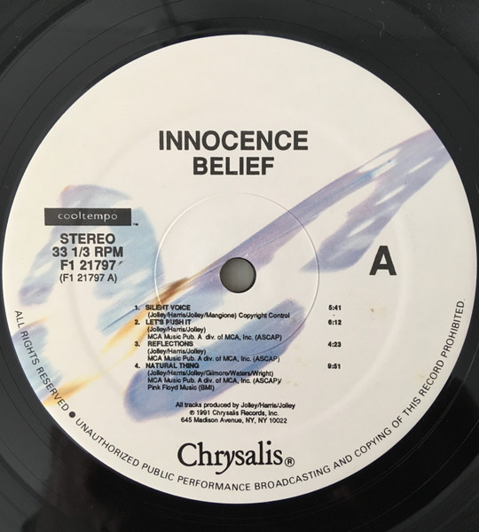 Innocence - Belief | Cooltempo (F1 21797) - 4