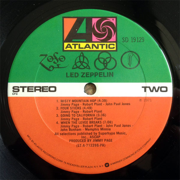 Led Zeppelin - Untitled [Vinyl] | Atlantic (SD 19129) - 4