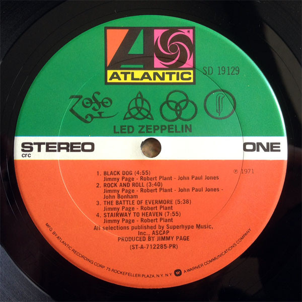 Led Zeppelin - Untitled [Vinyl] | Atlantic (SD 19129) - 3