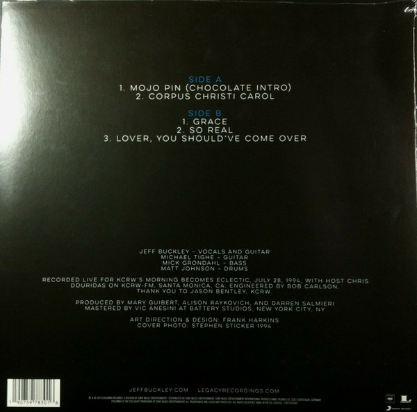 Jeff Buckley - Live At KCRW (Morning Becomes Eclectic) | Columbia (19075978301) - 2
