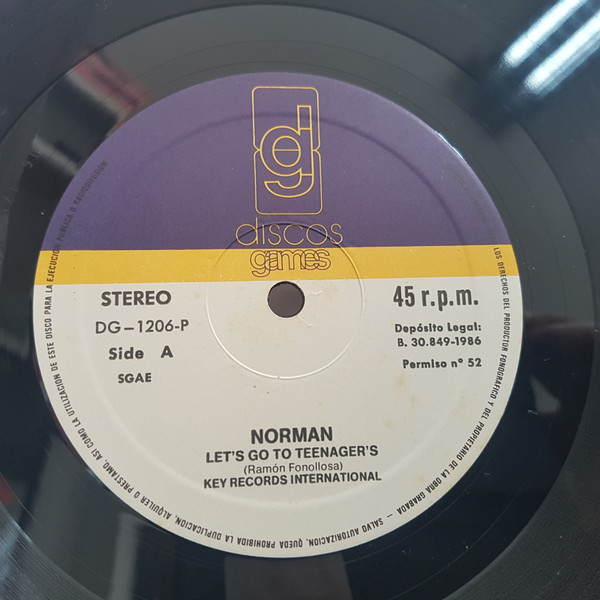 Norman - Let's Go To Teenager's | Discos Games (DG-1206-P) - 3