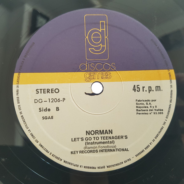 Norman - Let's Go To Teenager's | Discos Games (DG-1206-P) - 4