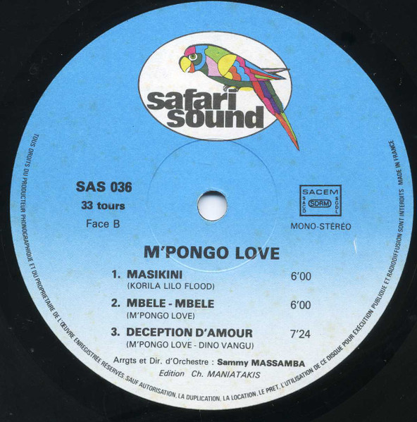 M'Pongo Love - M'Pongo Love | Safari Sound (SAS 036) - 3 M'Pongo Love - M'Pongo Love | Safari Sound (SAS 036) - 3