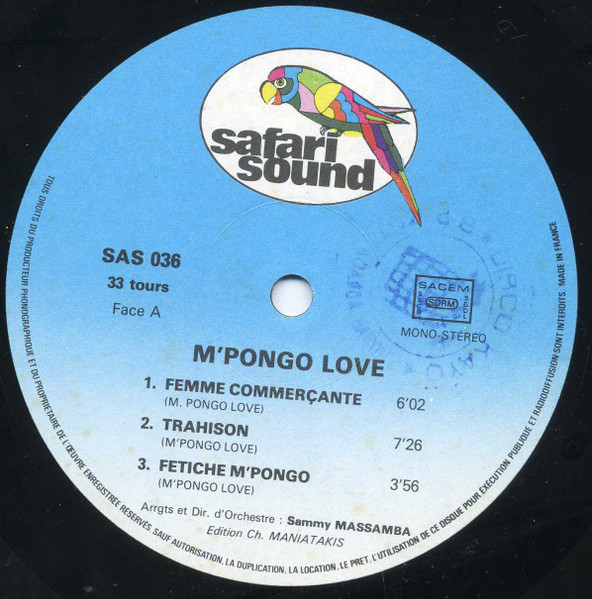 M'Pongo Love - M'Pongo Love | Safari Sound (SAS 036) - 4 M'Pongo Love - M'Pongo Love | Safari Sound (SAS 036) - 4