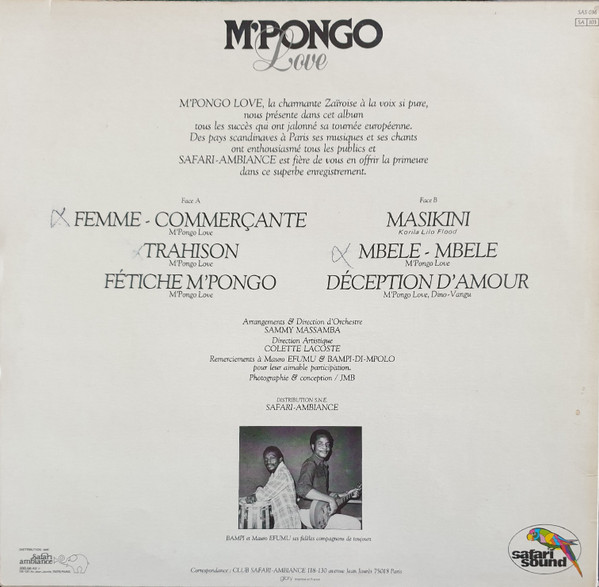M'Pongo Love - M'Pongo Love | Safari Sound (SAS 036) - 2 M'Pongo Love - M'Pongo Love | Safari Sound (SAS 036) - 2